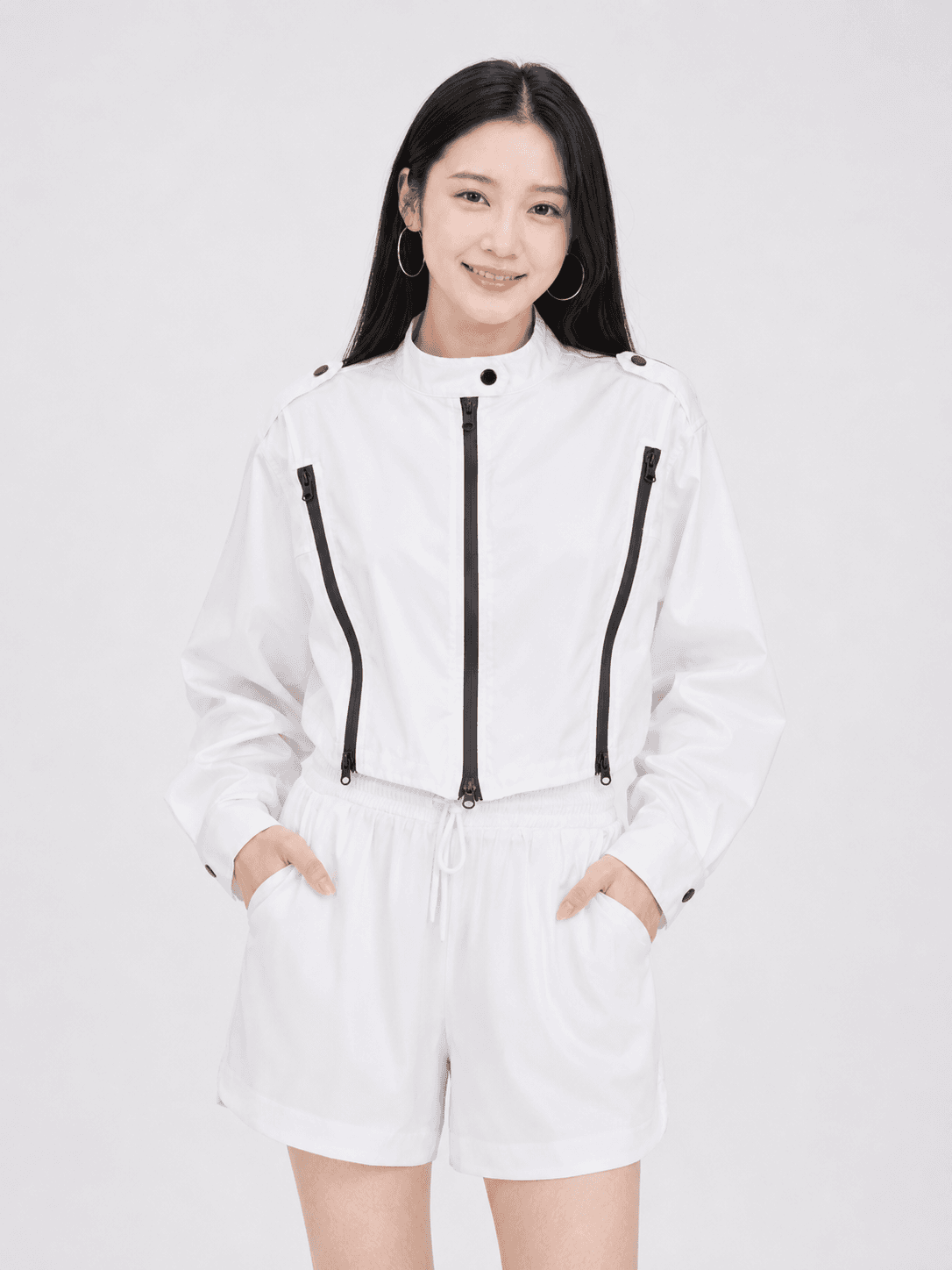 Faith Satin Matching Suit ZBL5055