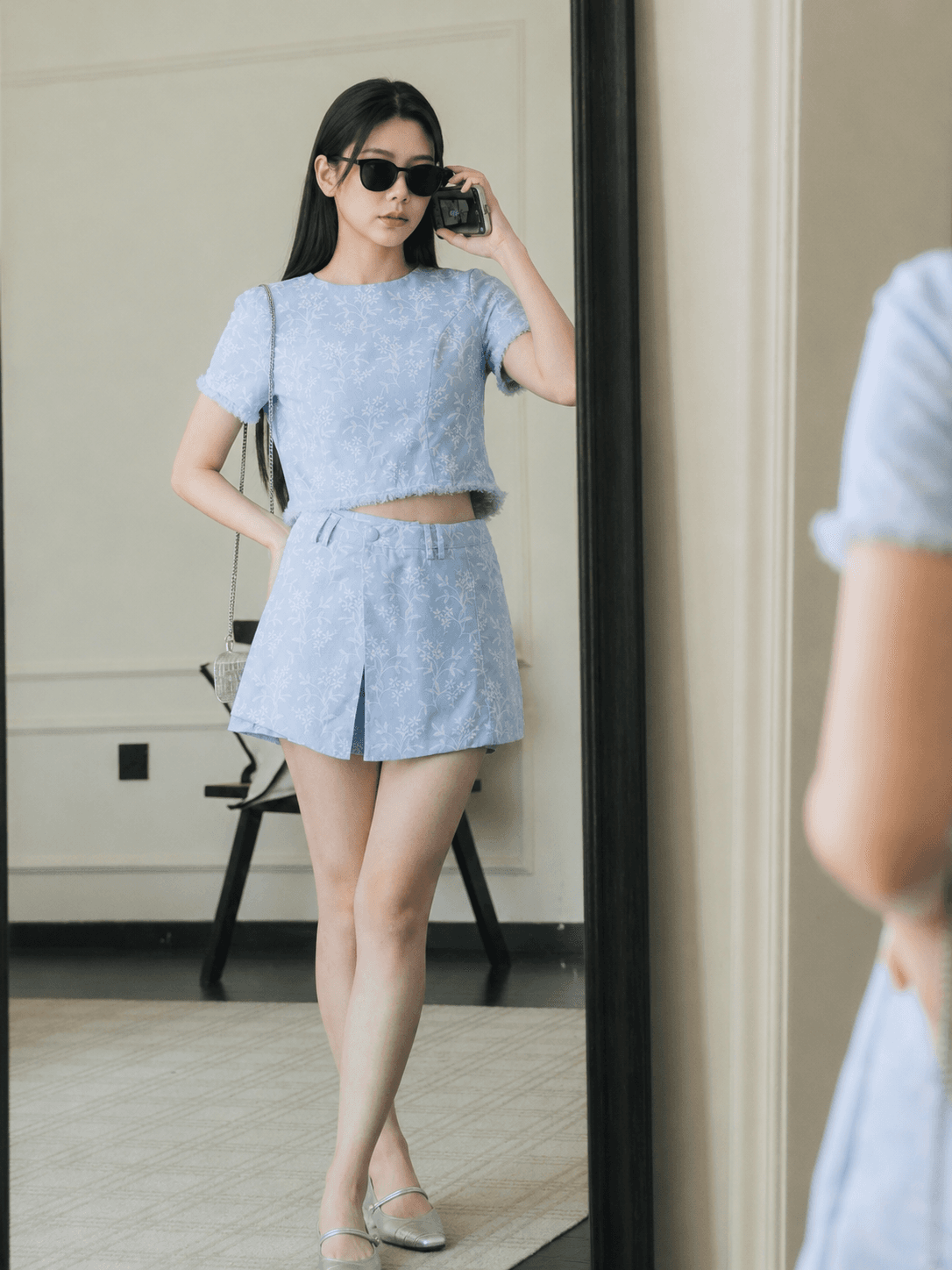 Floral Top with SleevesZBP5168