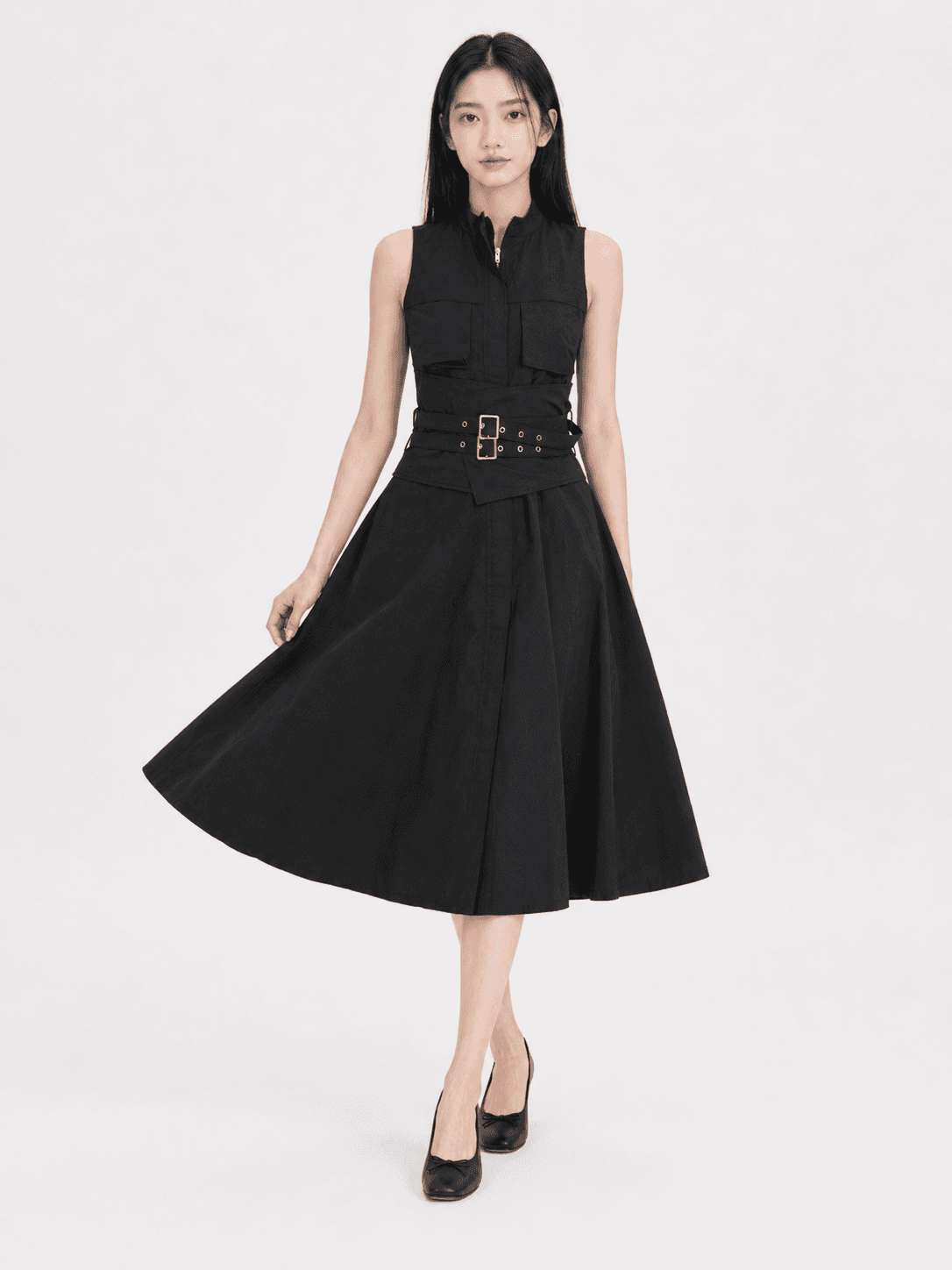 Harper Belted Utility Dress ZBL5031