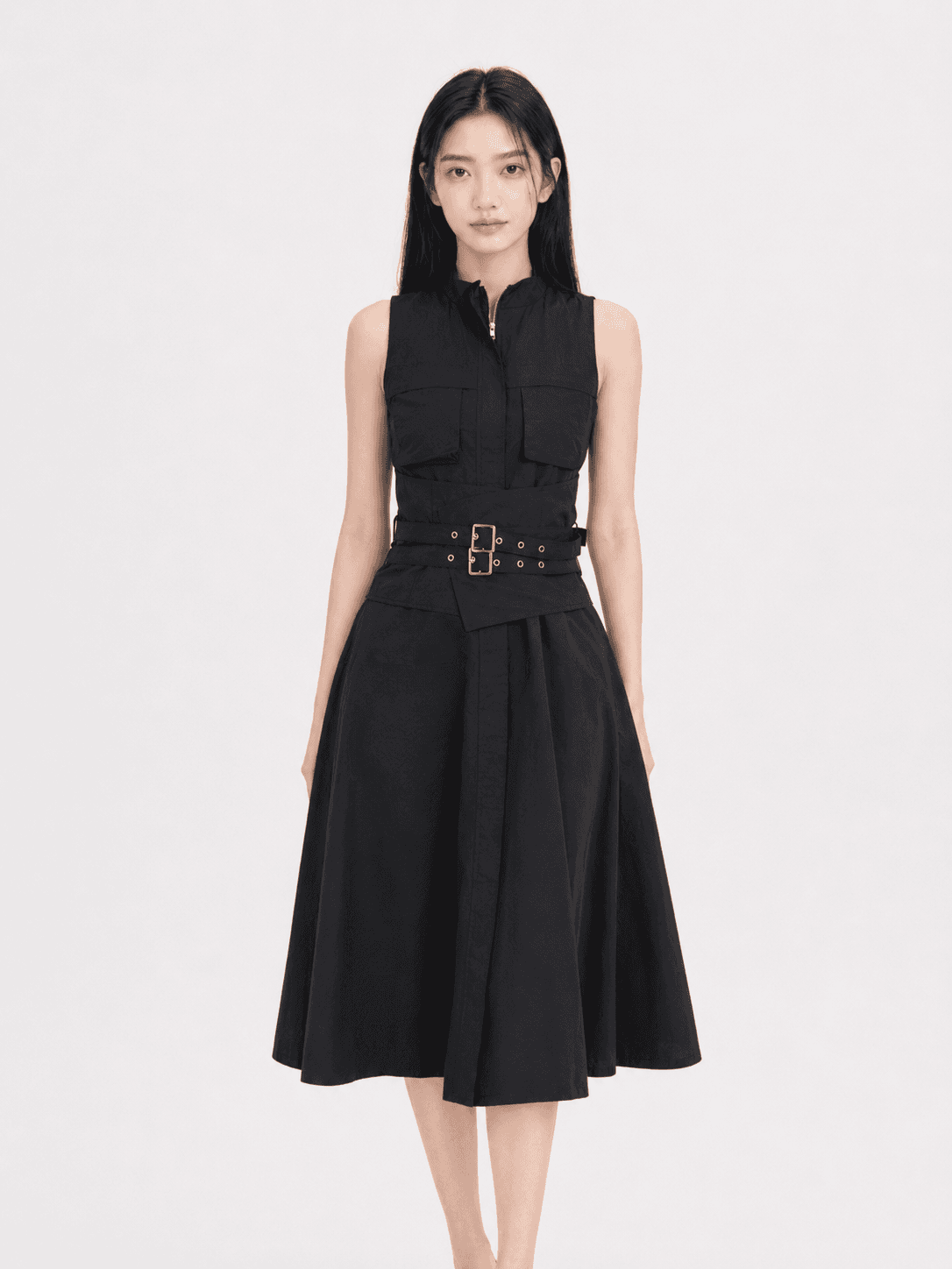 Harper Belted Utility Dress ZBL5031