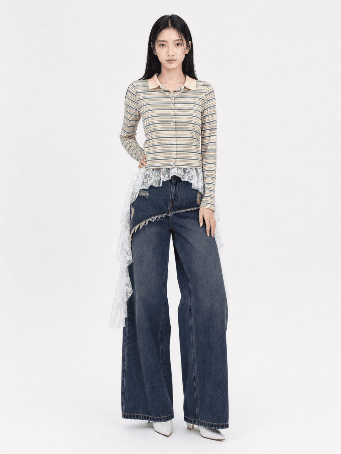 Multicolor Stripe Top ZBP5253