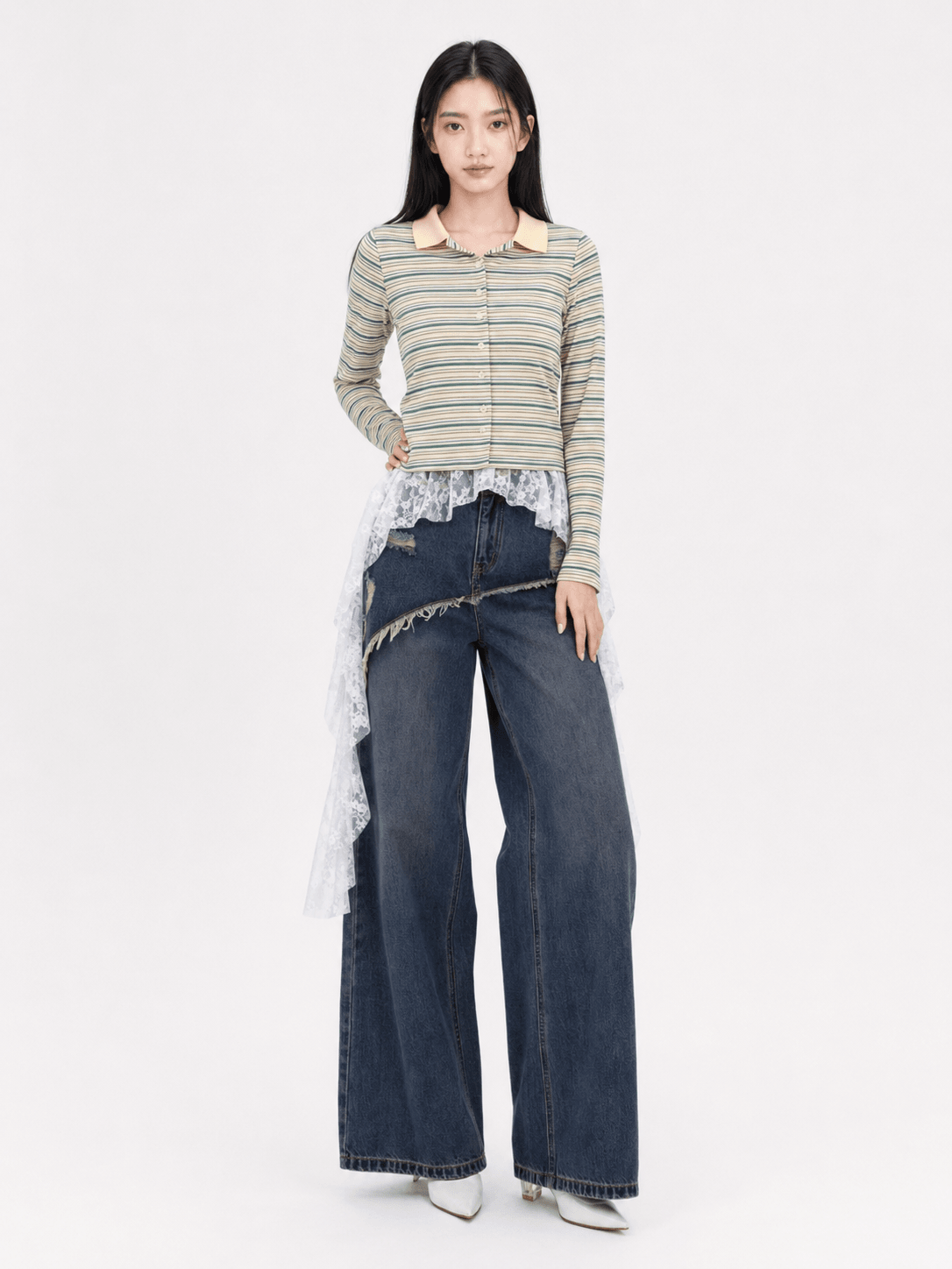Multicolor Stripe Top ZBP5253