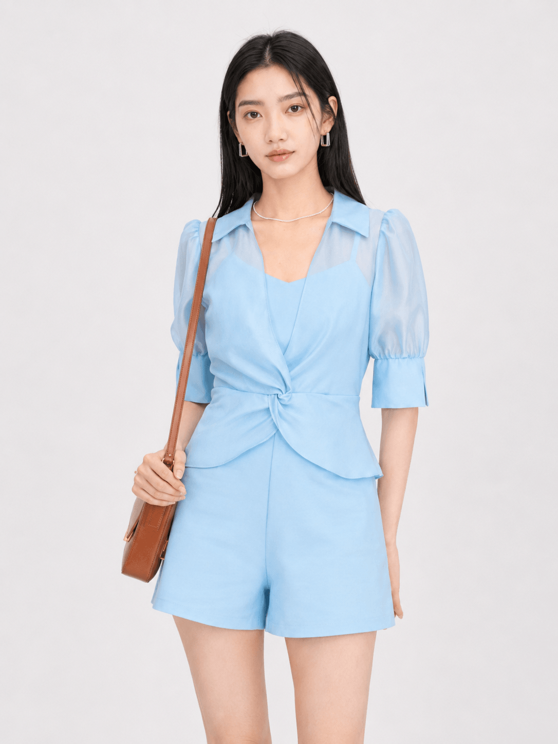 Organza Patchwork Jumpsuit ZBL5053