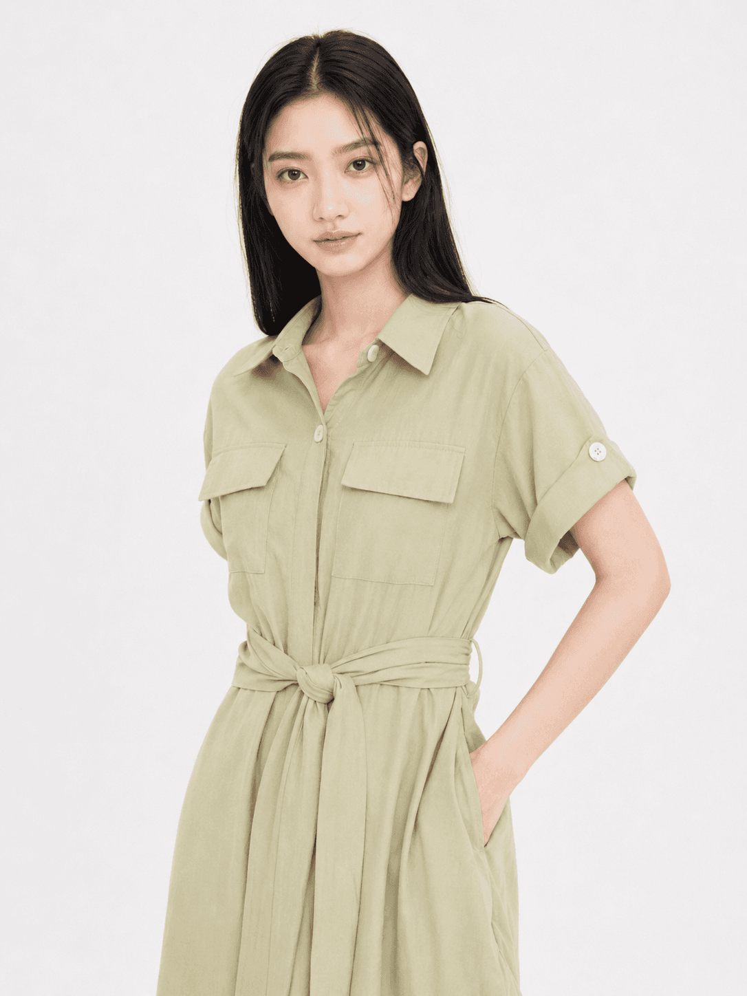 Payton Shirt Dress ZBL5028