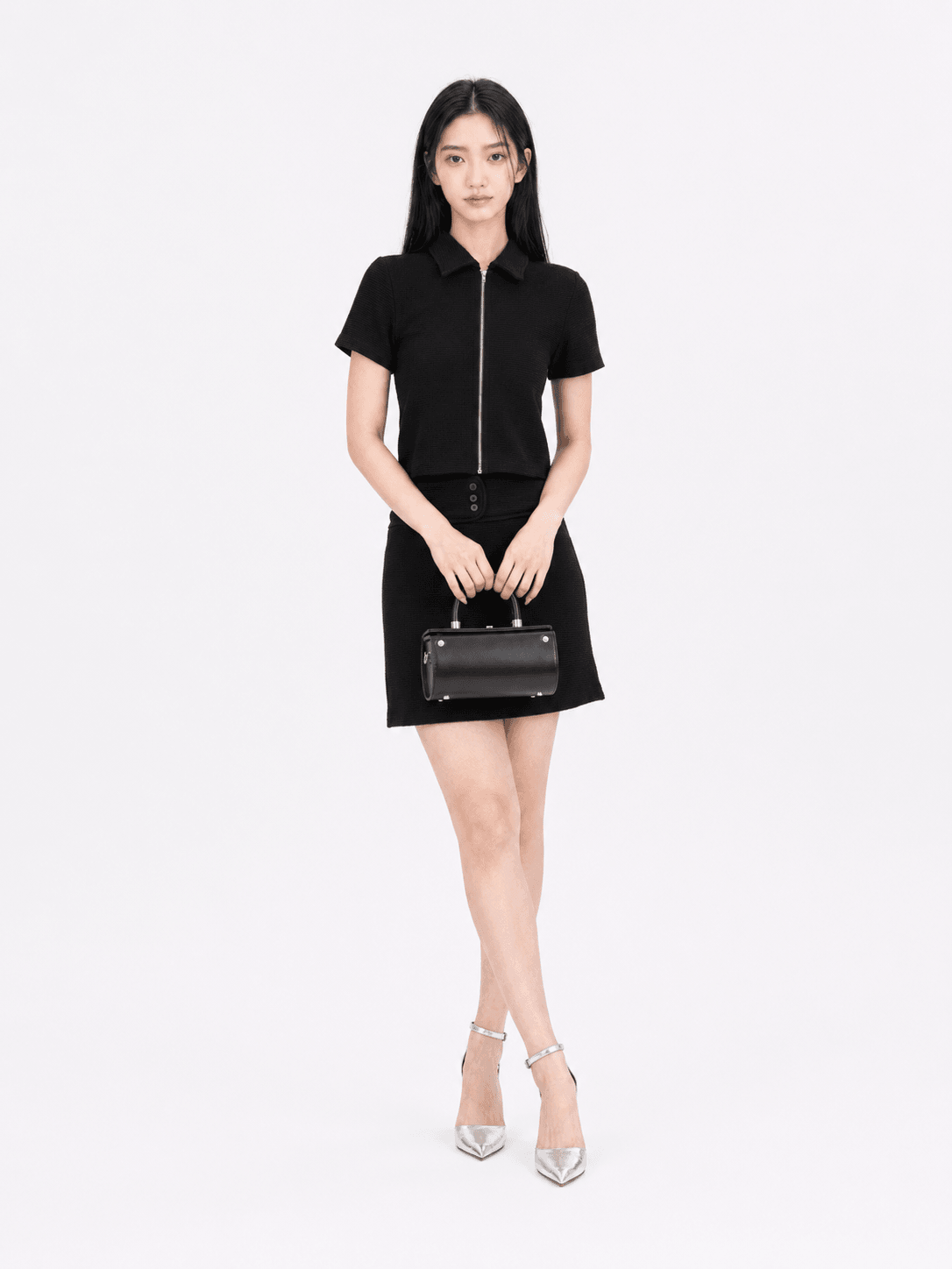Regina Knitted Zip-up Top ZBP5199