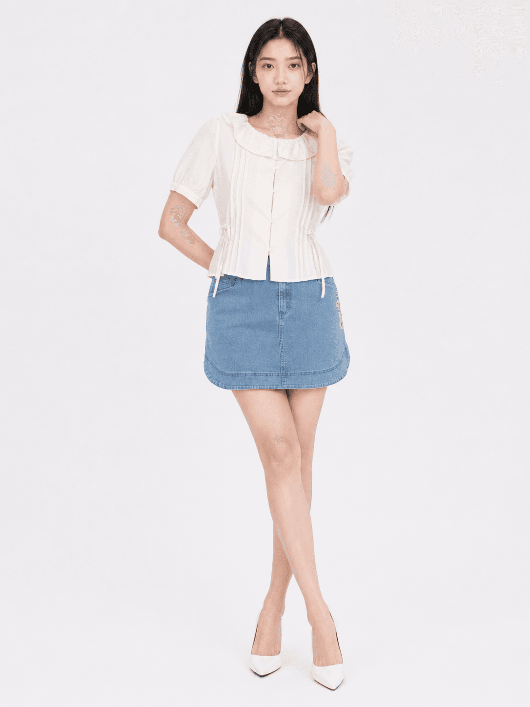 Rhea Frill Collar Blouse ZBP5104