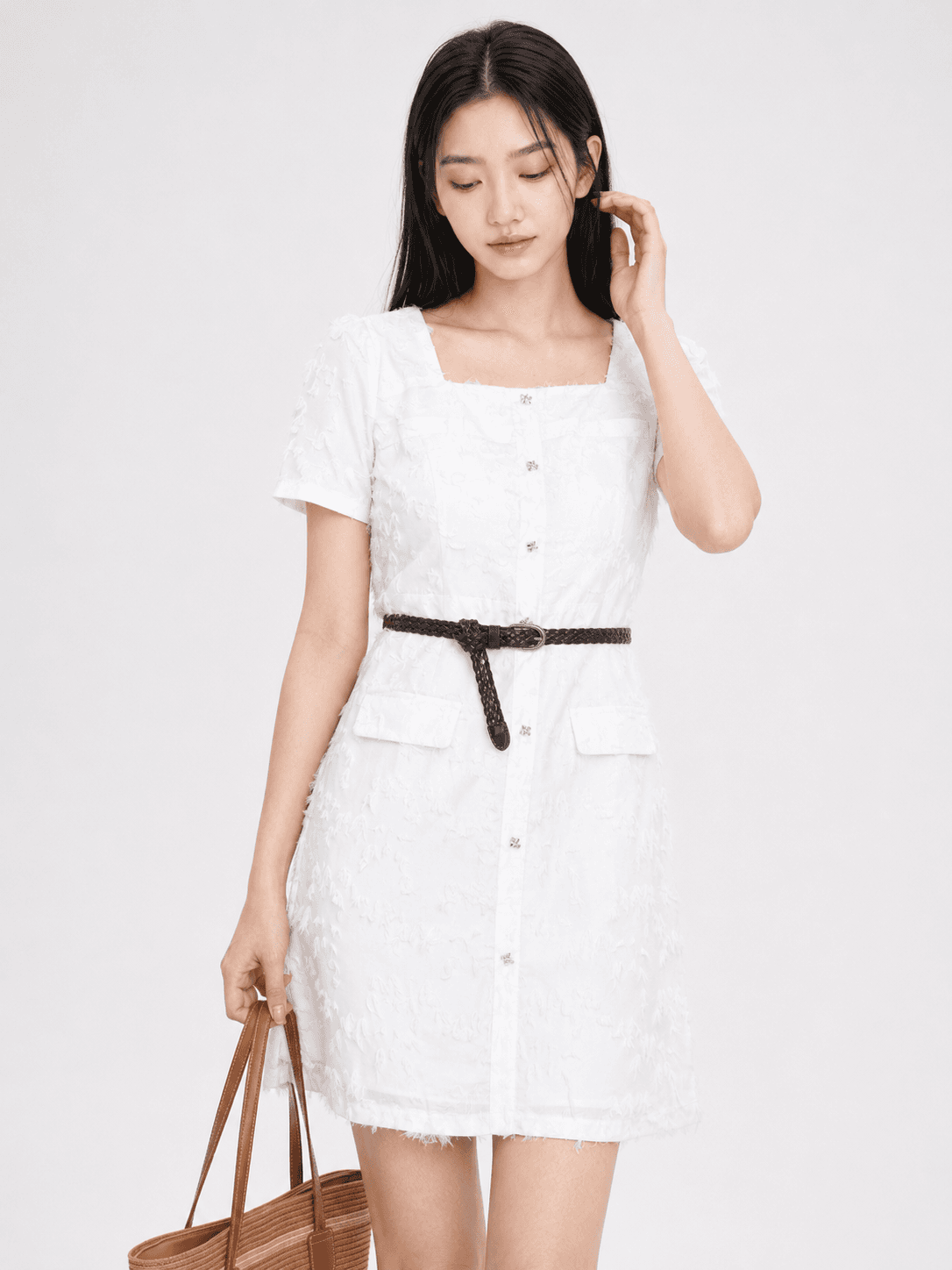 Sienna Feathered Dress ZBL5022