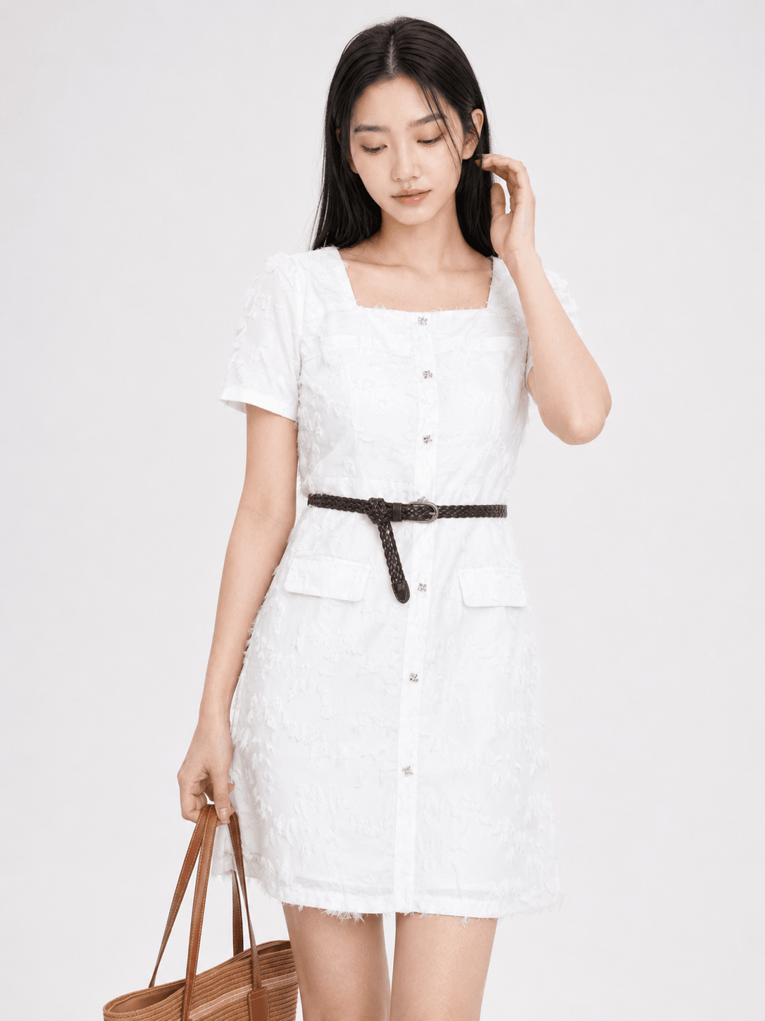 Sienna Feathered Dress ZBL5022