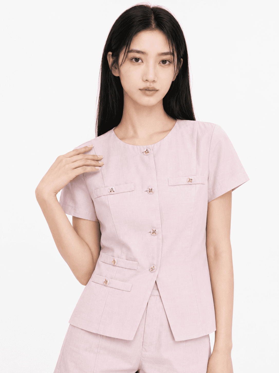 Sorrel Button-up Top ZBP5169
