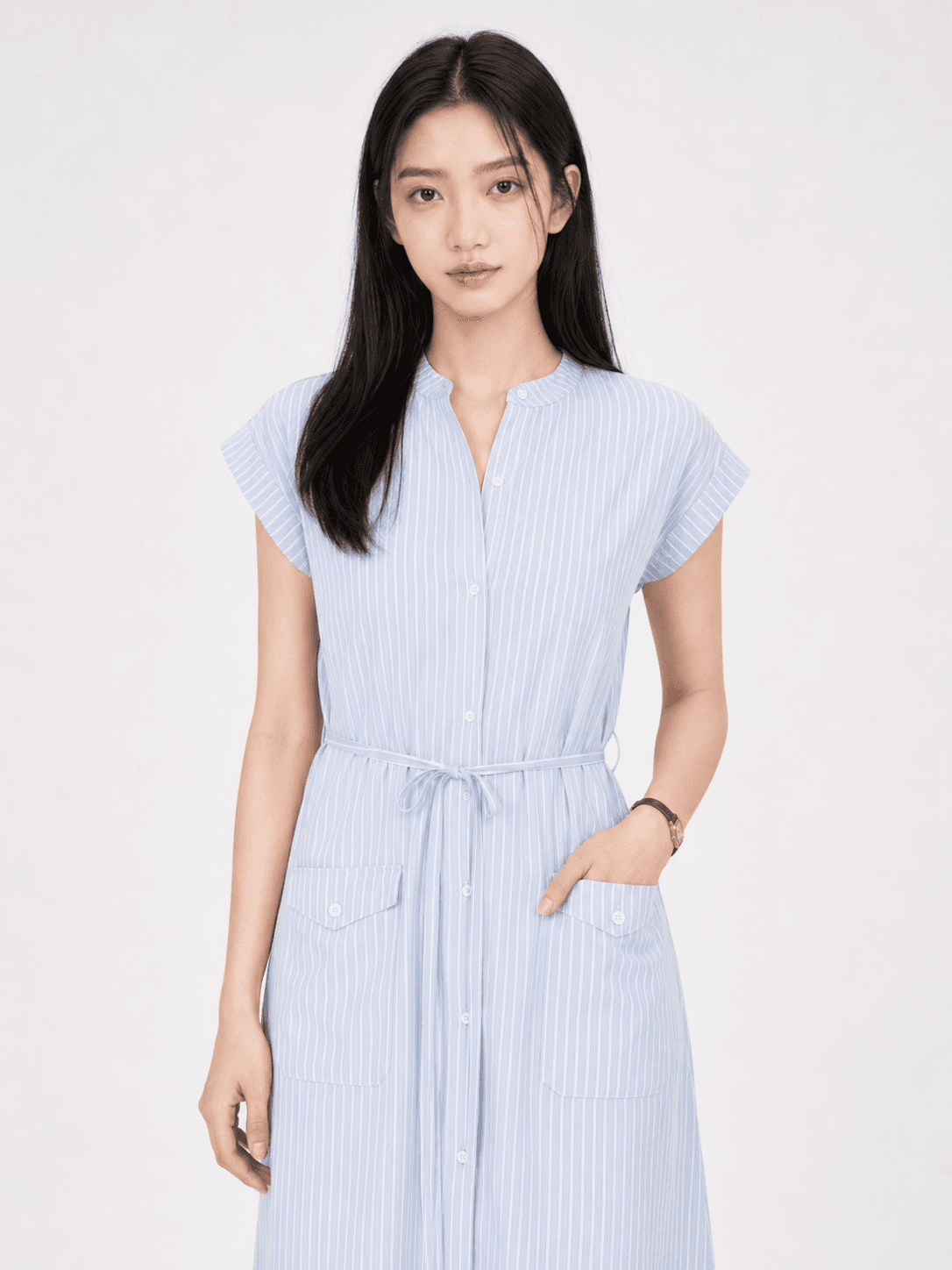 Striped Longline Shirt ZBL5050