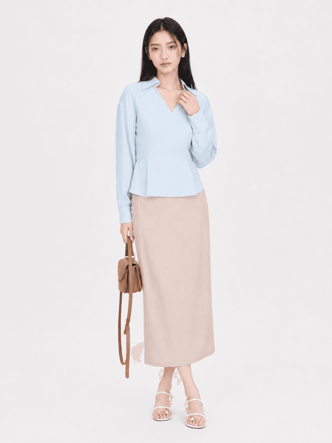 Beatrix V-Line Blouse ZBP5174