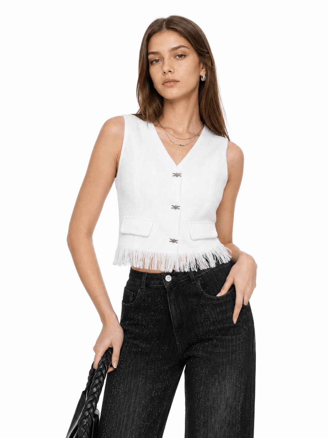 Tweed Elegant Vest ZBP6003