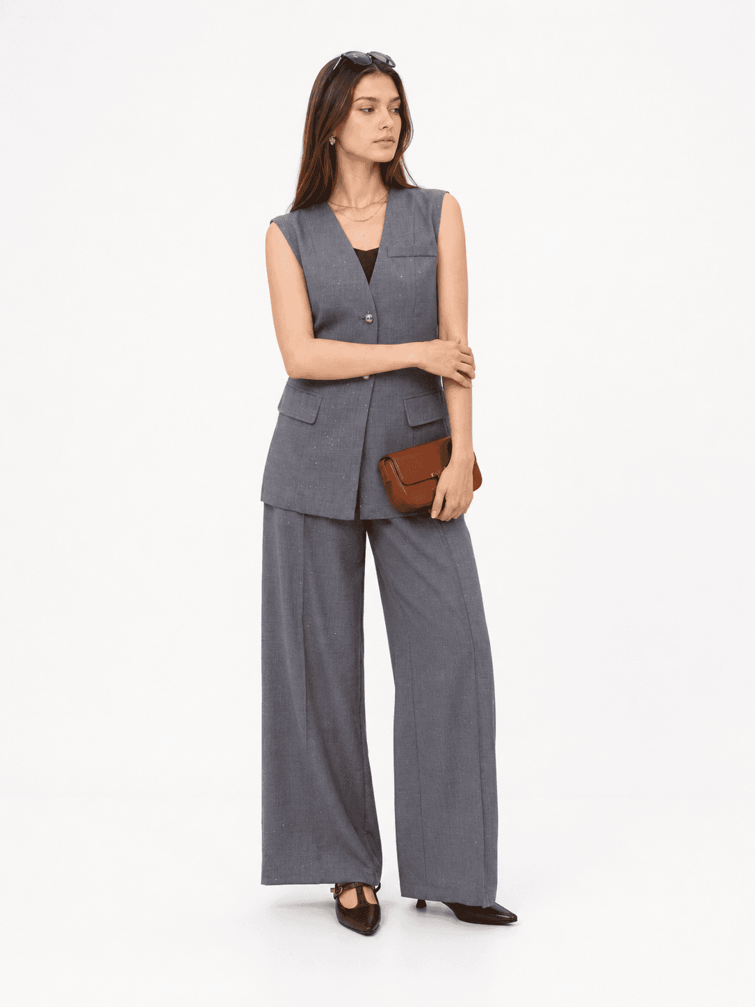 Quorra Longline Blazer Vest ZBP6032
