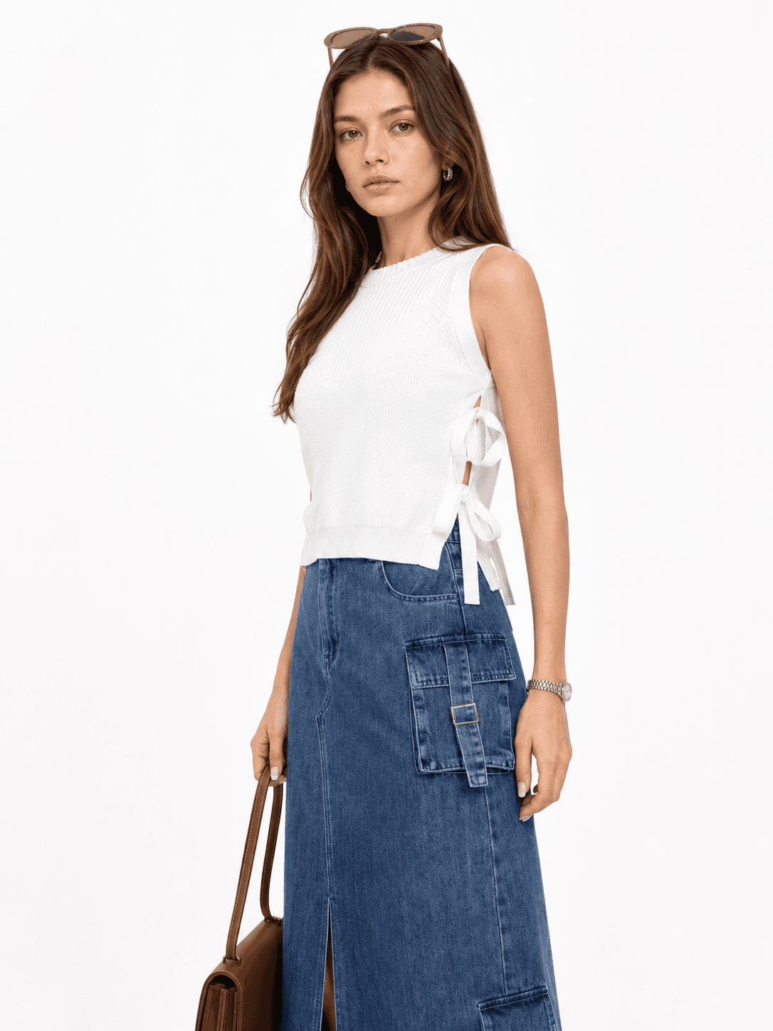 Knit Sleeveless Top ZBP6036