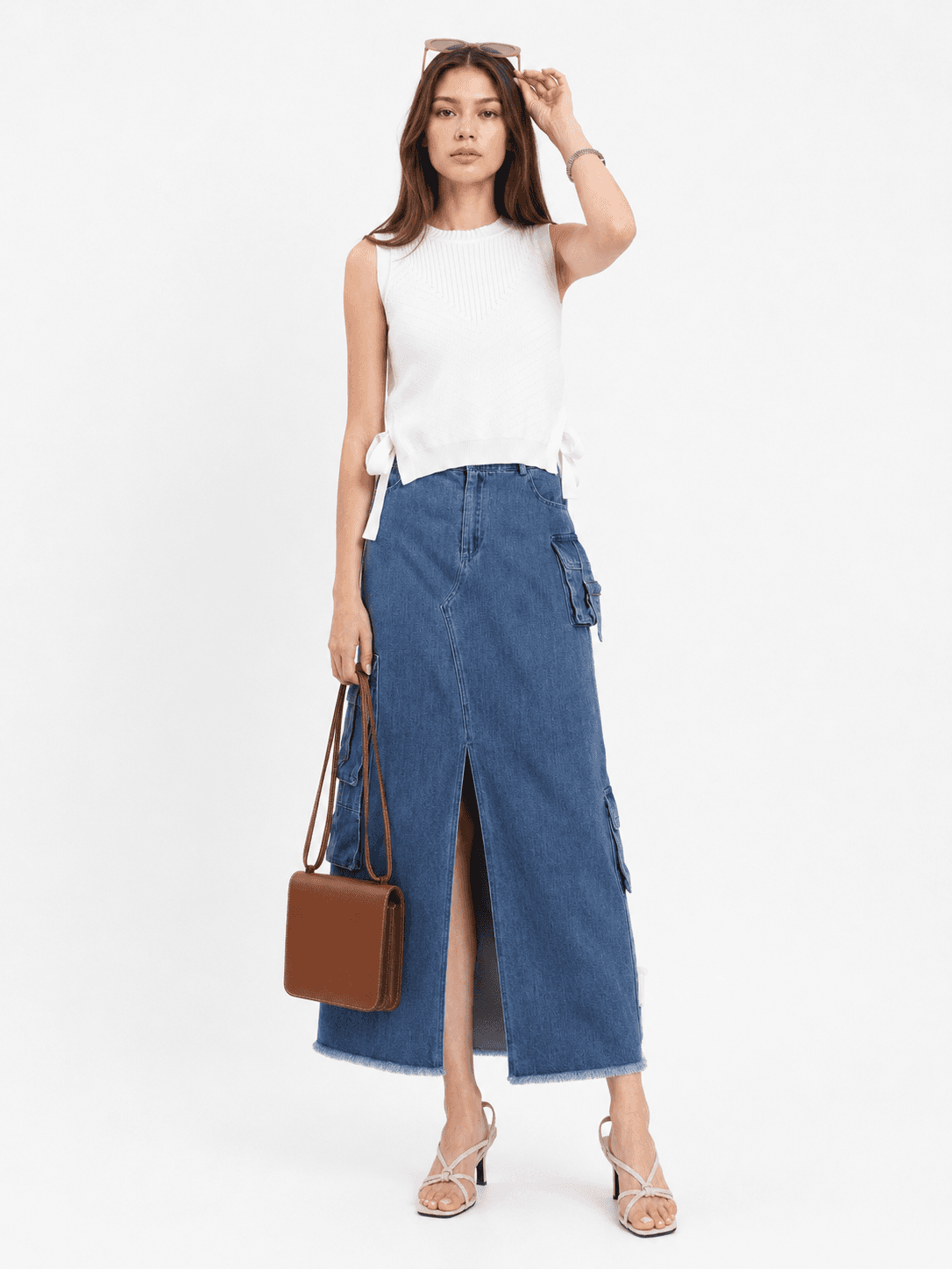 Knit Sleeveless Top ZBP6036