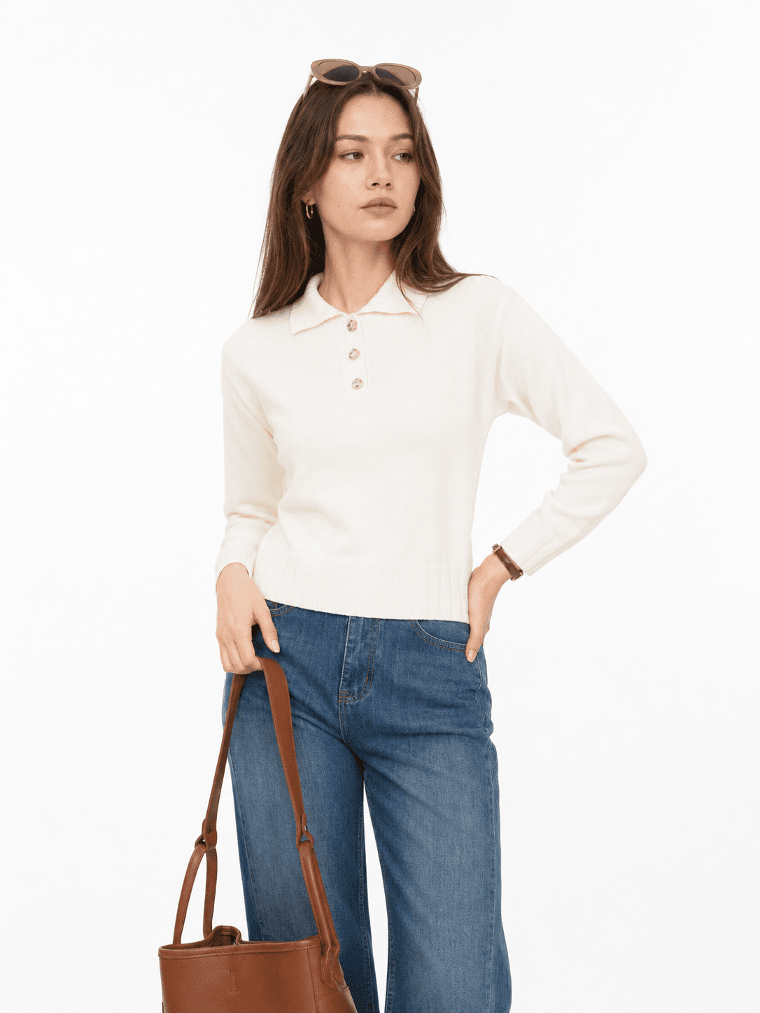 Long-Sleeve Knit Tee ZBP6042