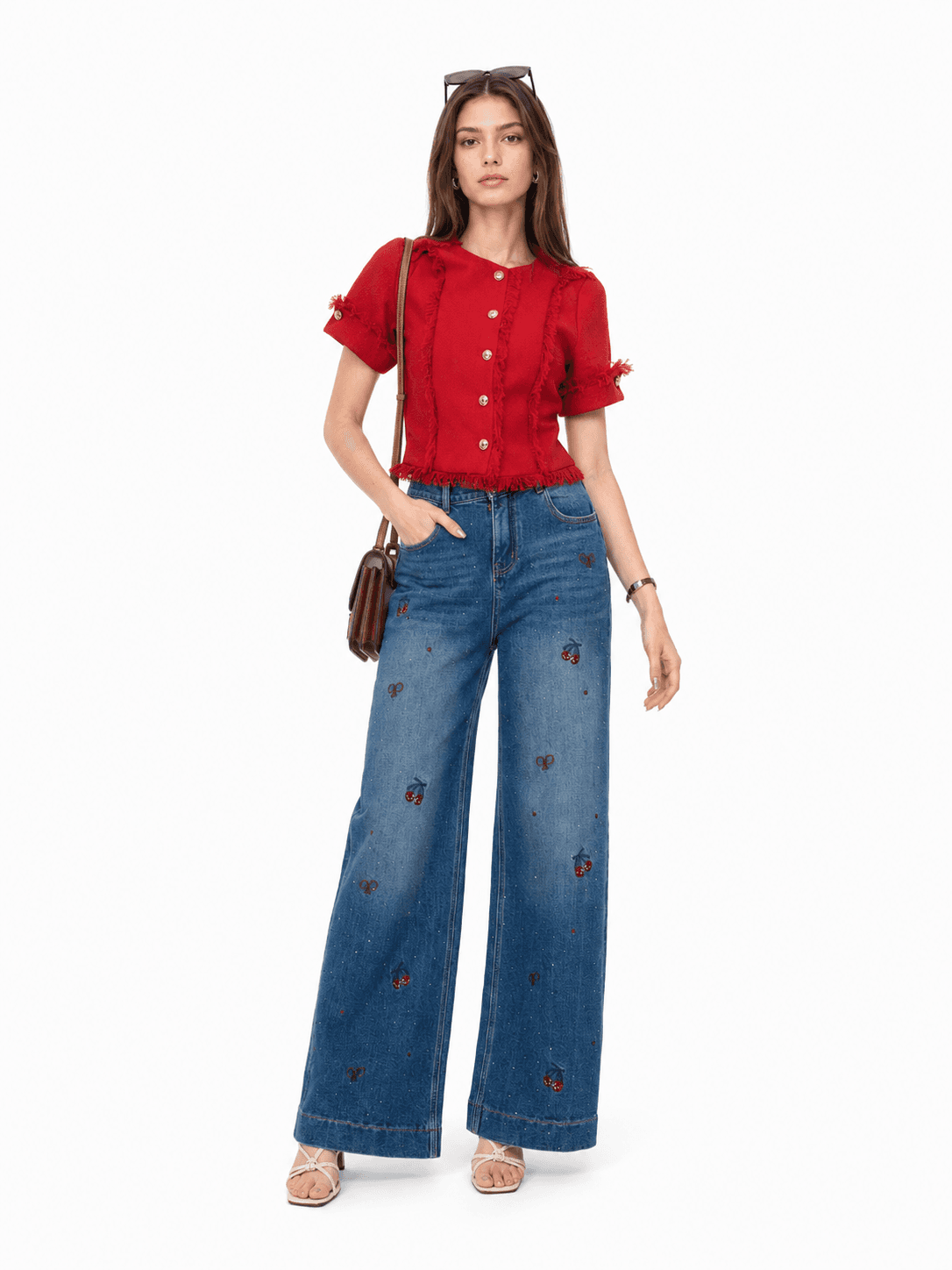 Tweed Elegant Top ZBP6067