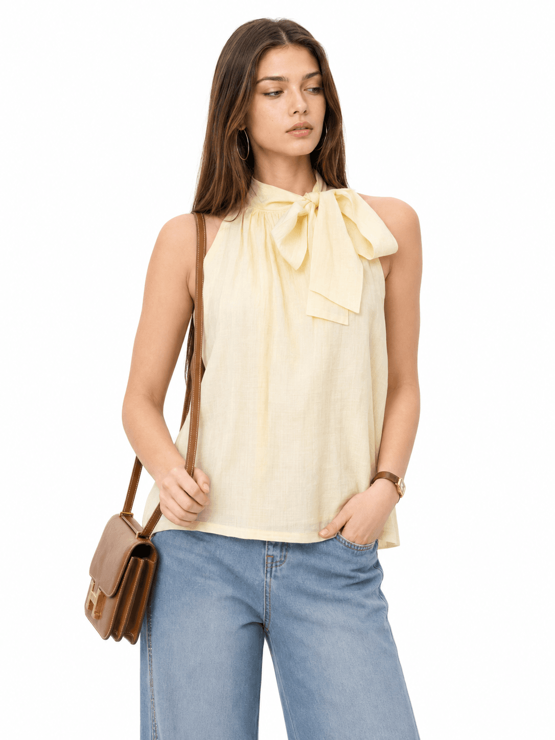 Organza Halter Top ZBP6074