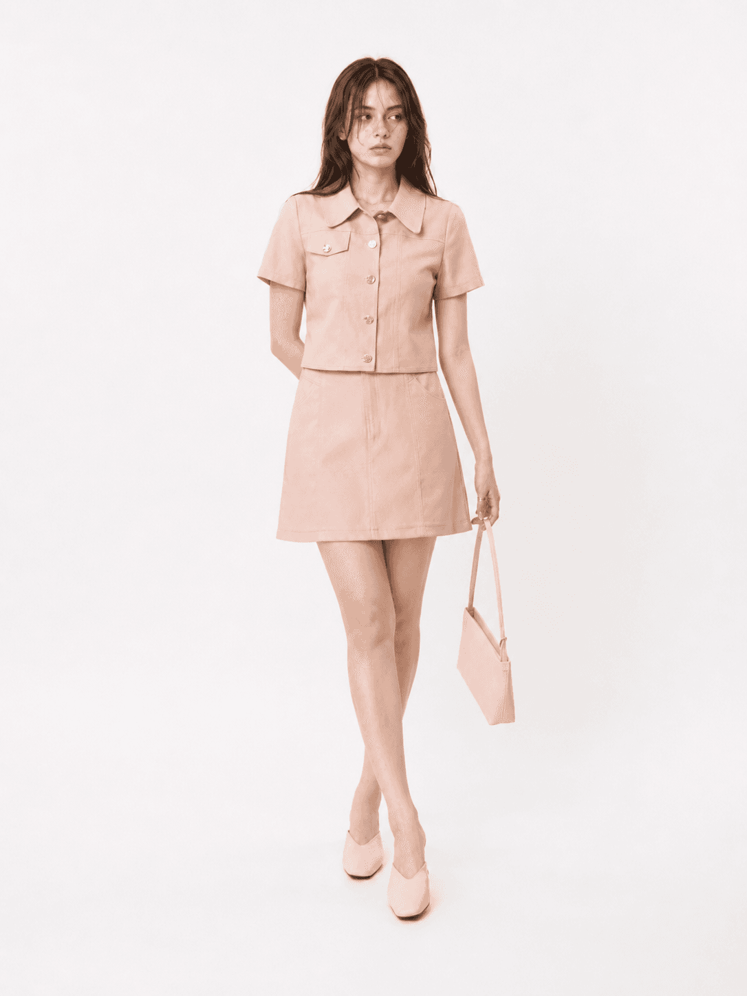 Sweet Cool Button Top ZBP6093