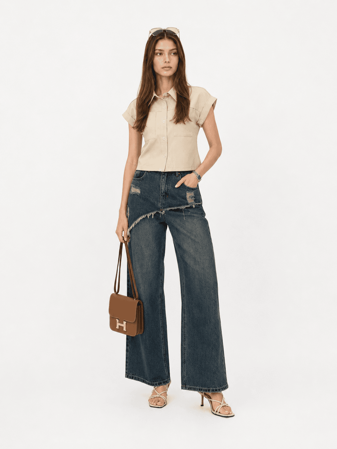 Dinah Button-Up Blouse ZBP6094