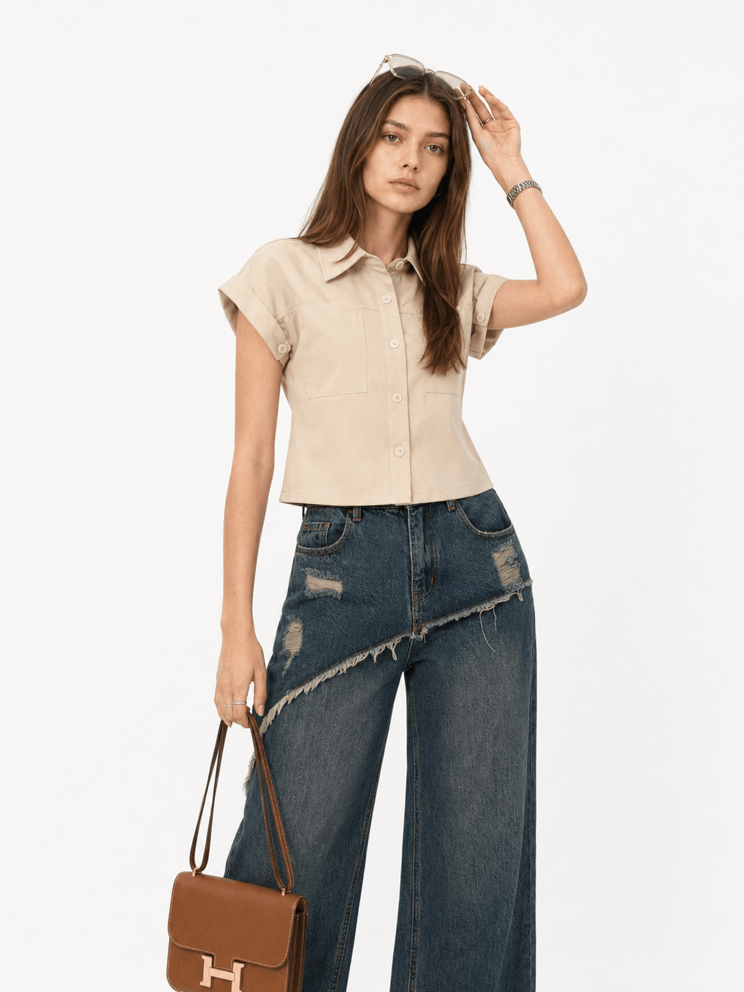 Dinah Button-Up Blouse ZBP6094