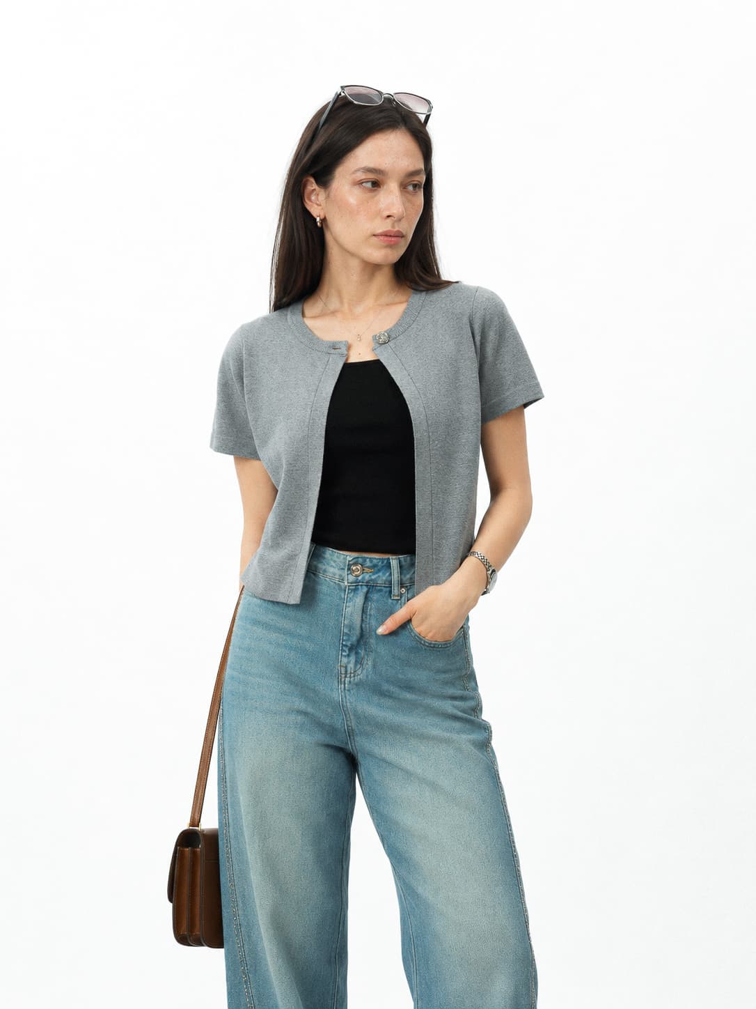 Partial Button Open Shirt ZBP6104