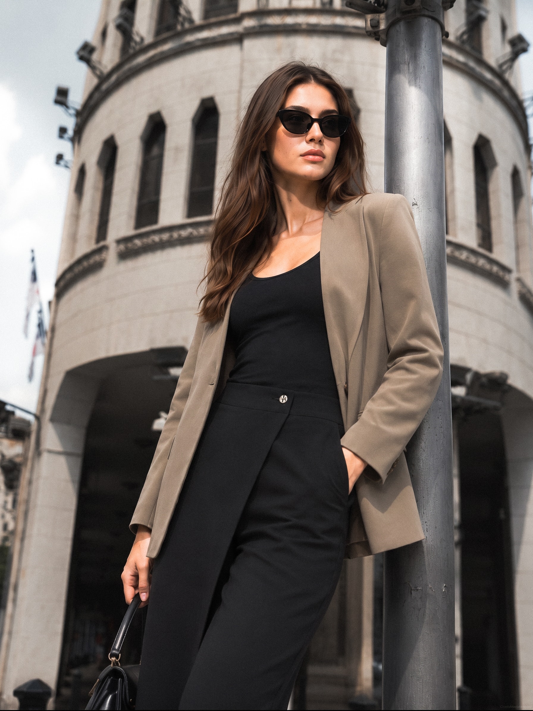 Sloane Collarless Tailored Blazer
