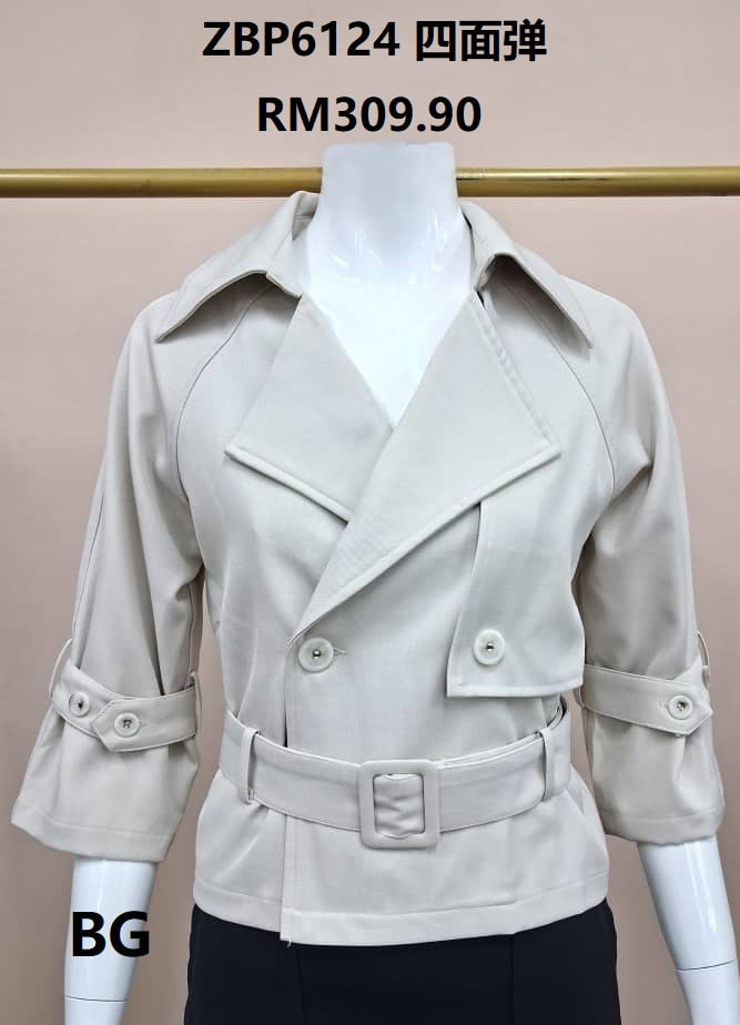 Modern Belted Trench Jacket ZBP6124
