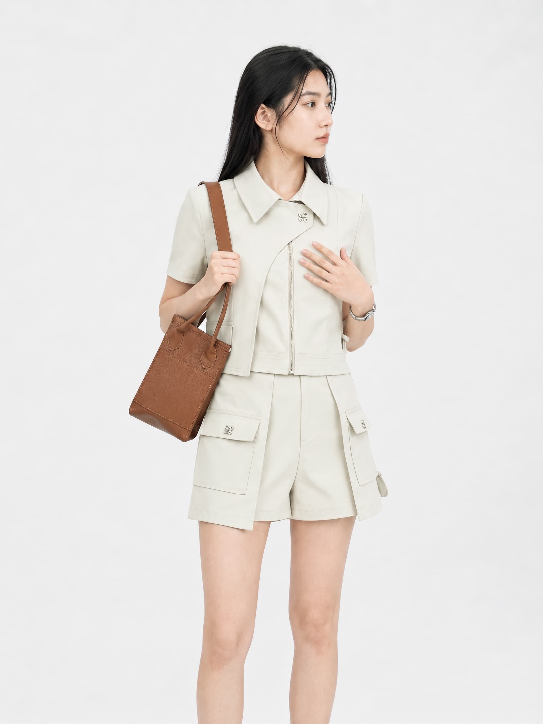 Arden Short Sleeve Trench Jacket