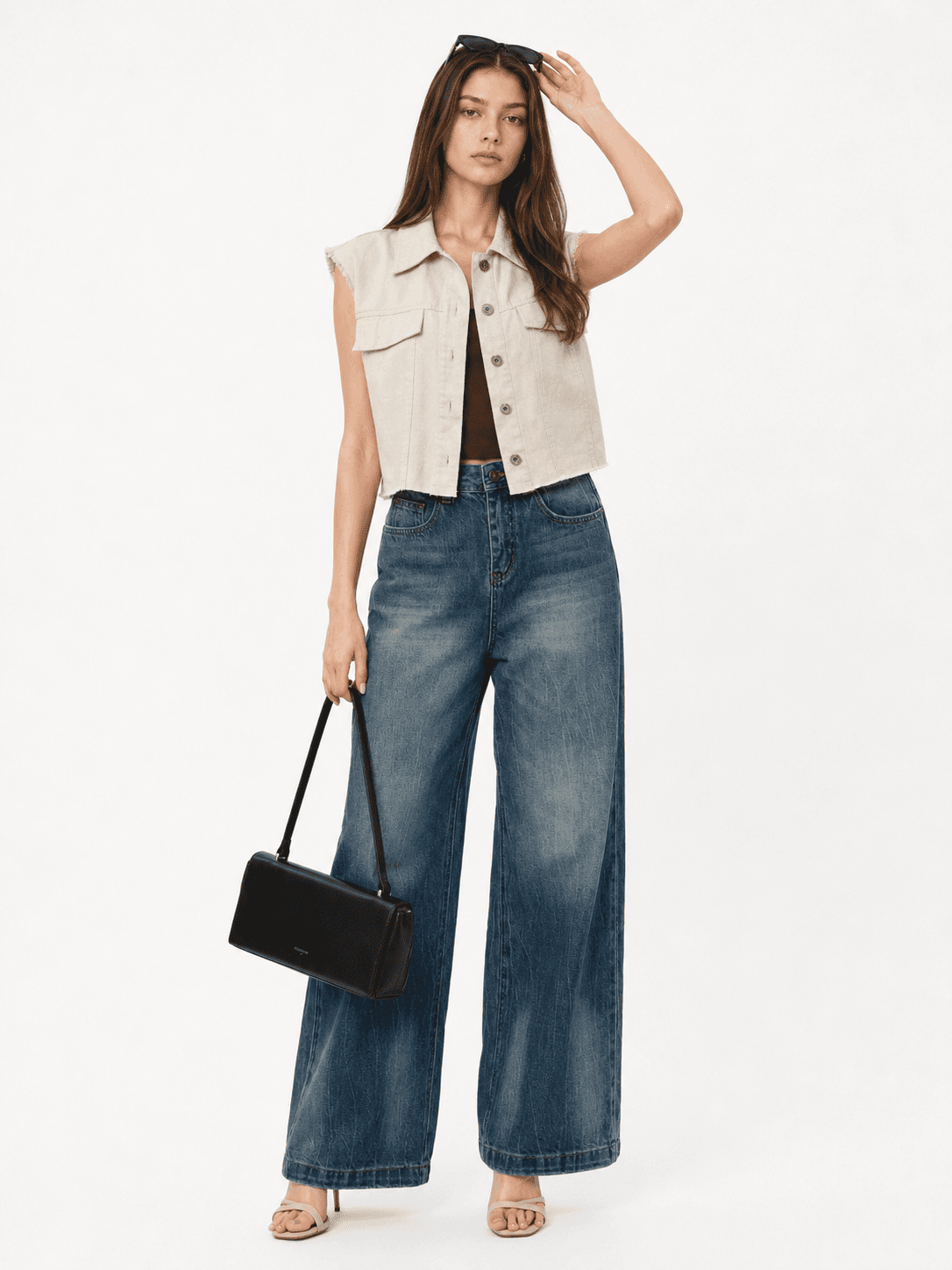 Button Vest Top ZBP6141