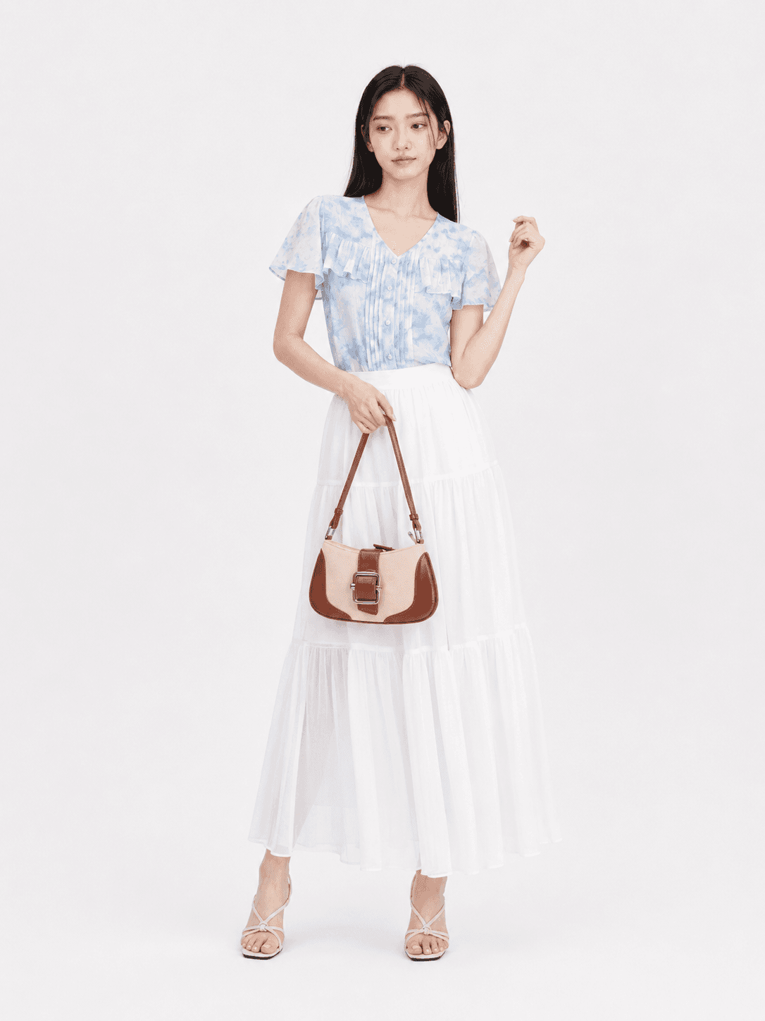 Zinnia Ethereal Organza Skirt ZSK5023