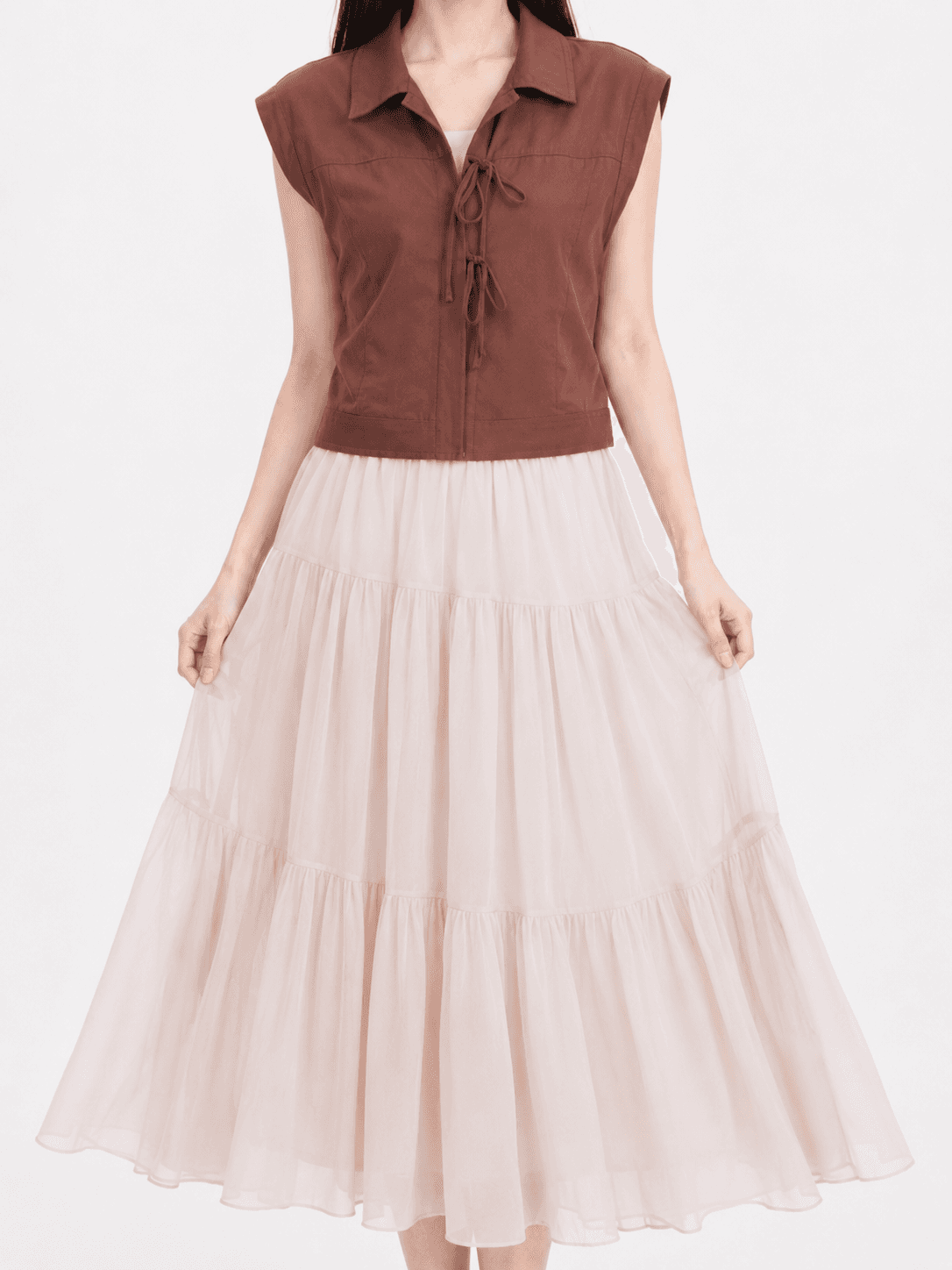 Zinnia Ethereal Organza Skirt ZSK5023
