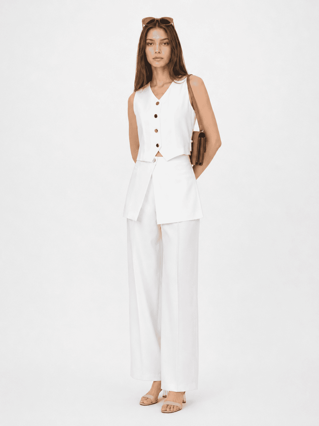 Layered Flap Suit Pants ZLP6006