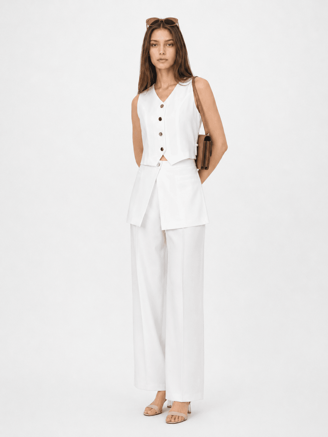 Layered Flap Suit Pants ZLP6006