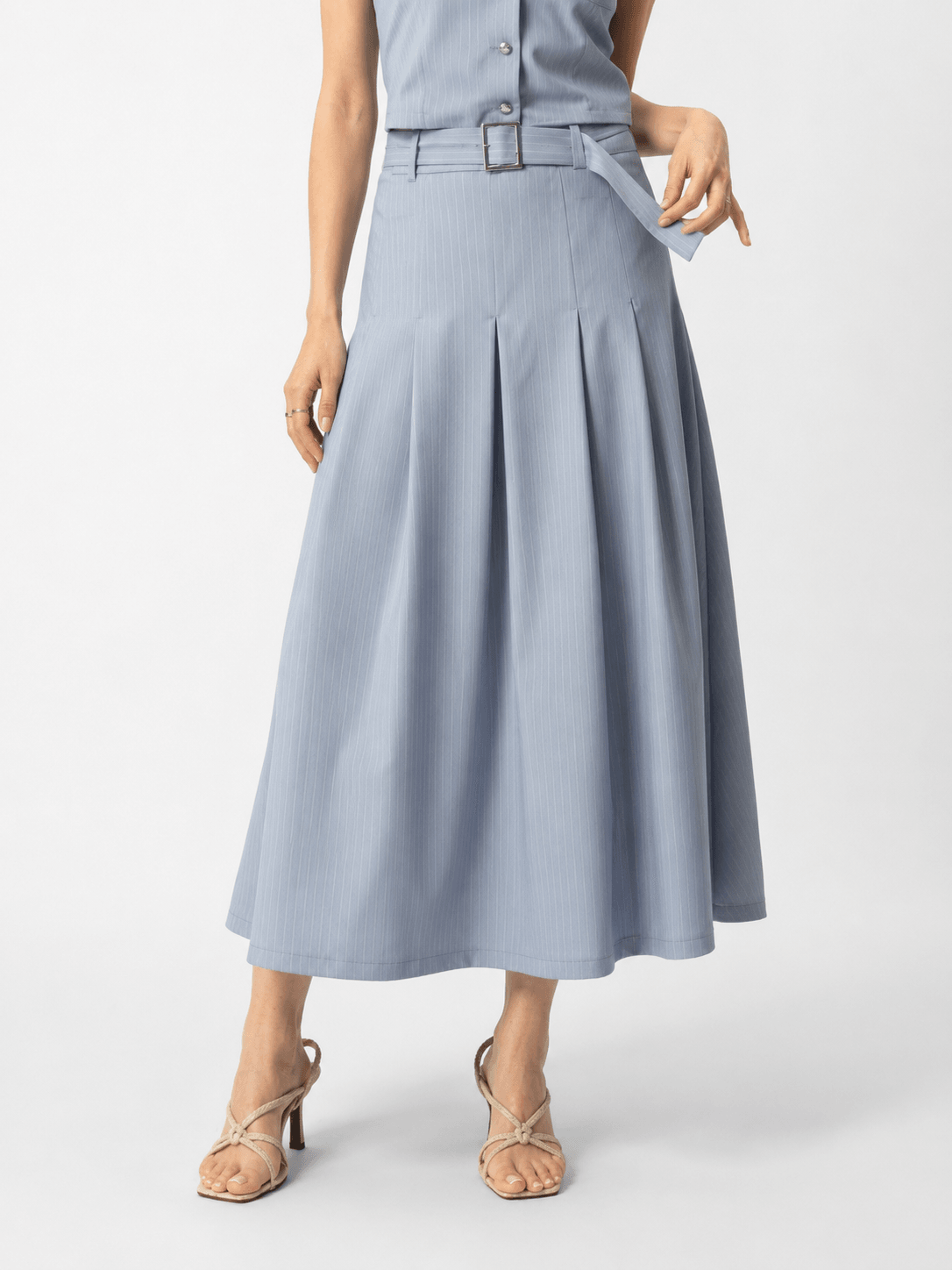 Irma Striped Long Skirt ZSK6023