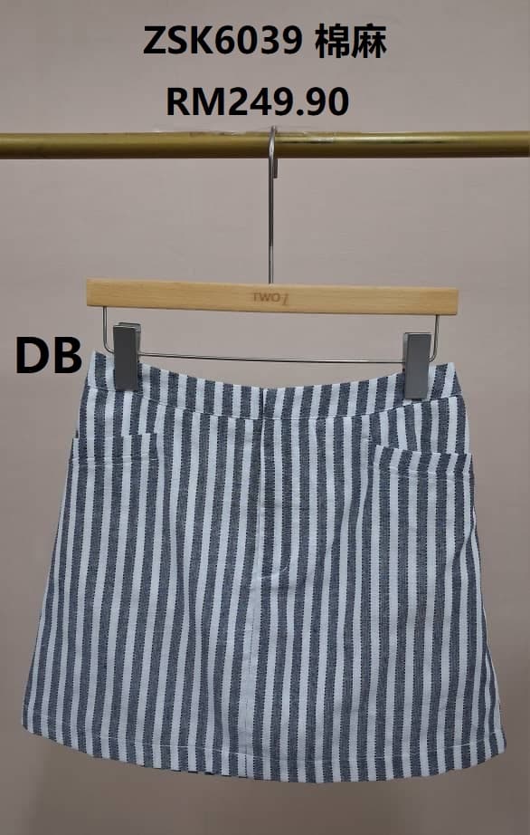 Riviera Stripe Mini Skirt ZSK6039
