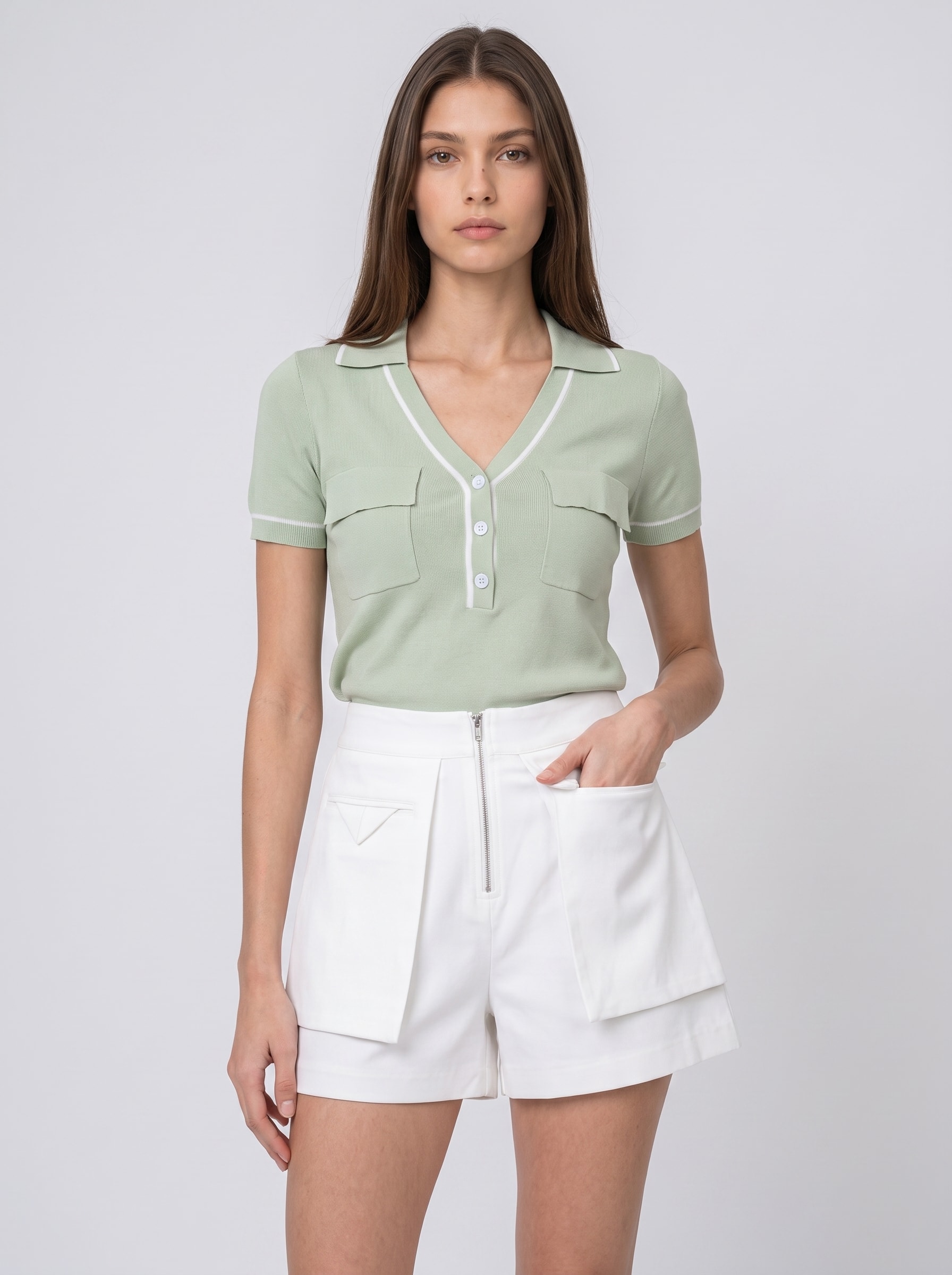 Pocket Detail Shorts ZSP6003