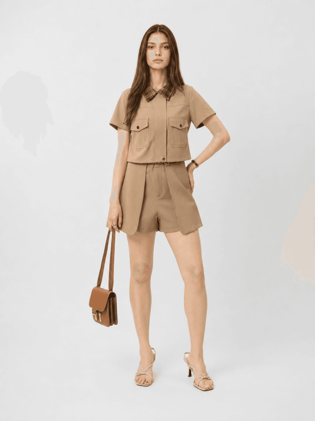 Olga Layered Hem Shorts ZSP6016